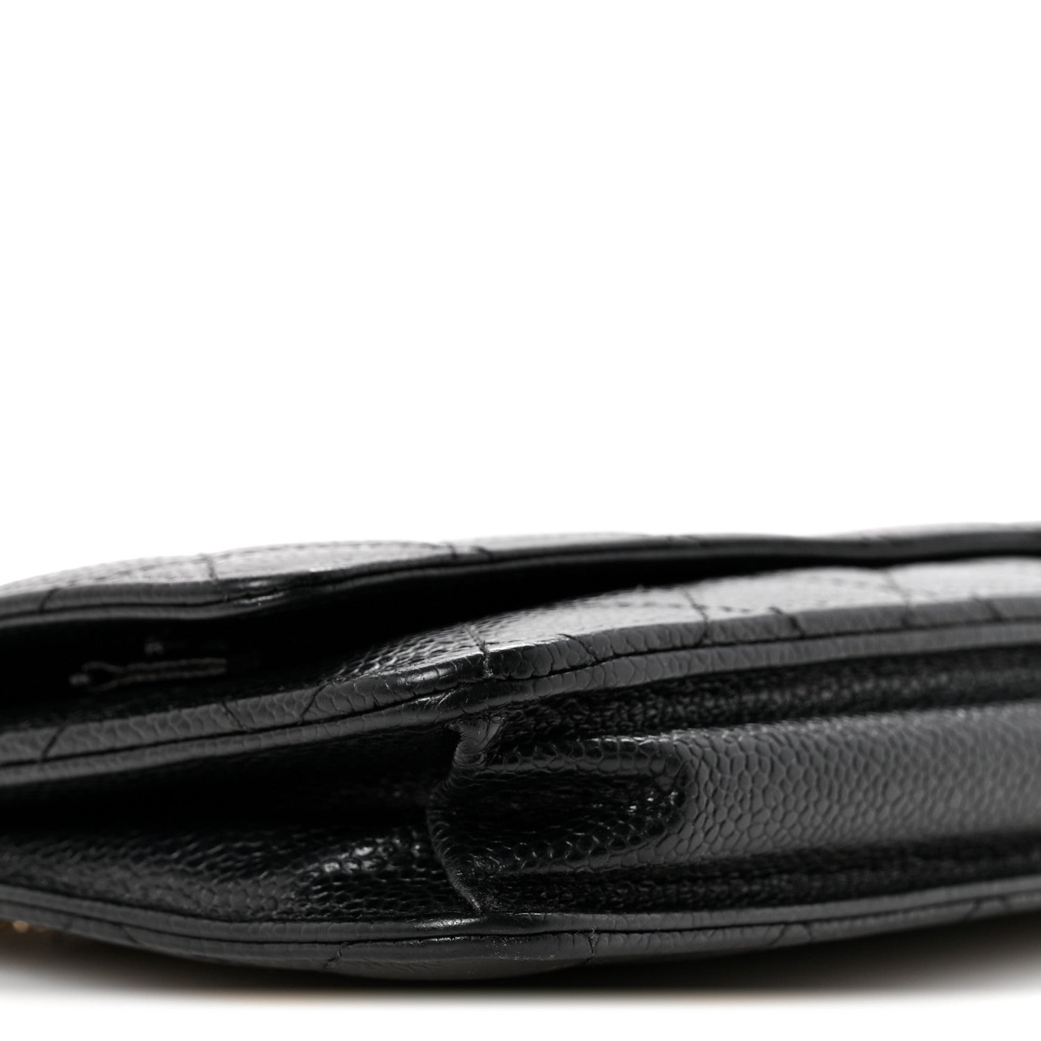 Chanel Caviar Quilted Wallet On Chain WOC Black