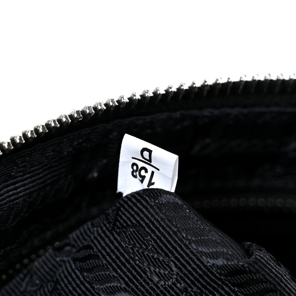 Prada Nylon Tessuto Impuntu Quilted Crossbody Bag Black