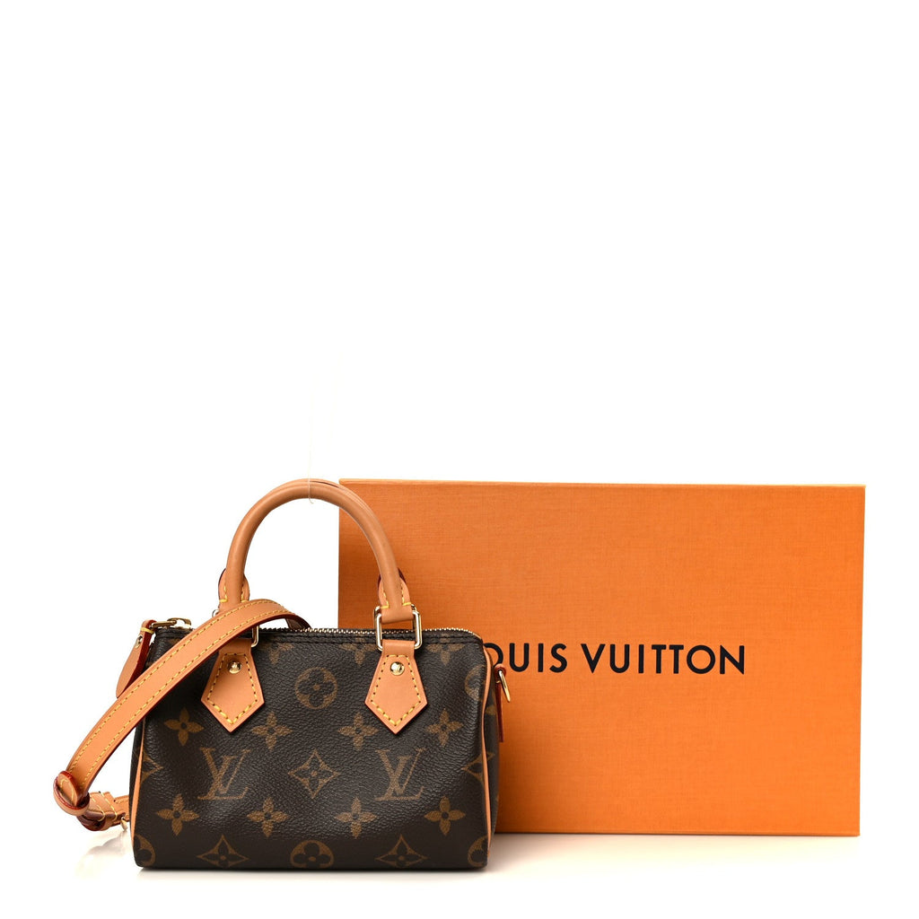 Louis Vuitton Monogram Nano Speedy Bandouliere