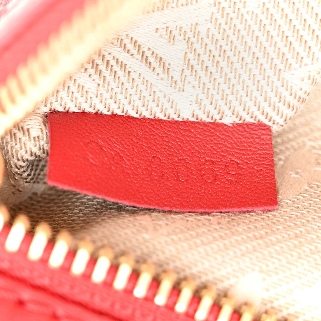 Louis Vuitton Supple Calfskin Paname Take Off Flight Overseas Bag Red