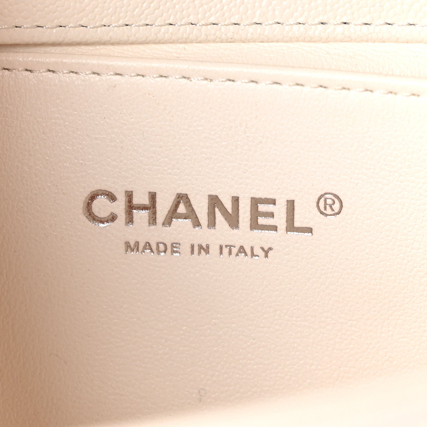 Chanel Caviar Quilted Medium Boy Flap White