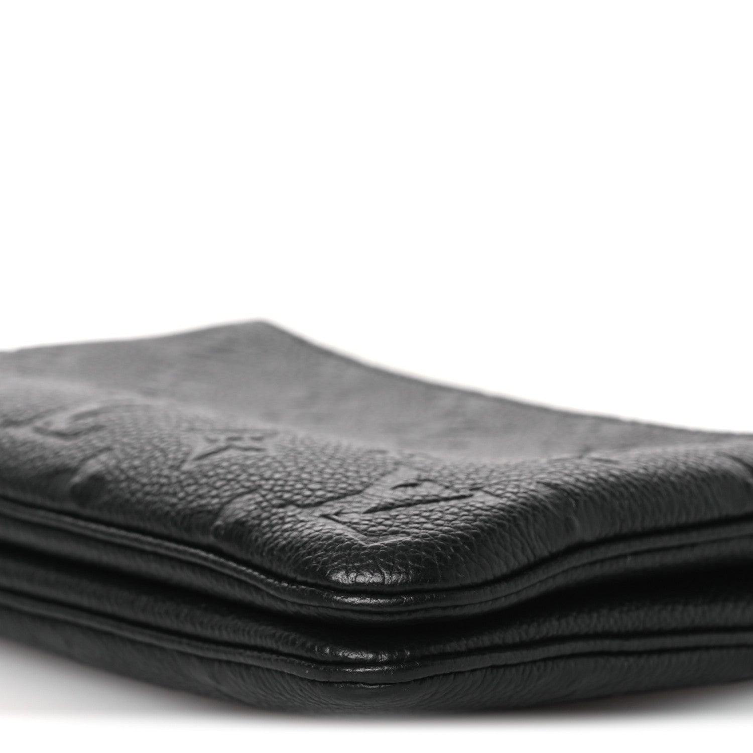 Louis Vuitton Empreinte Double Zip Pochette Black