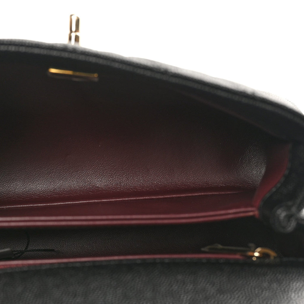Chanel Caviar Quilted Mini Coco Handle Flap Black