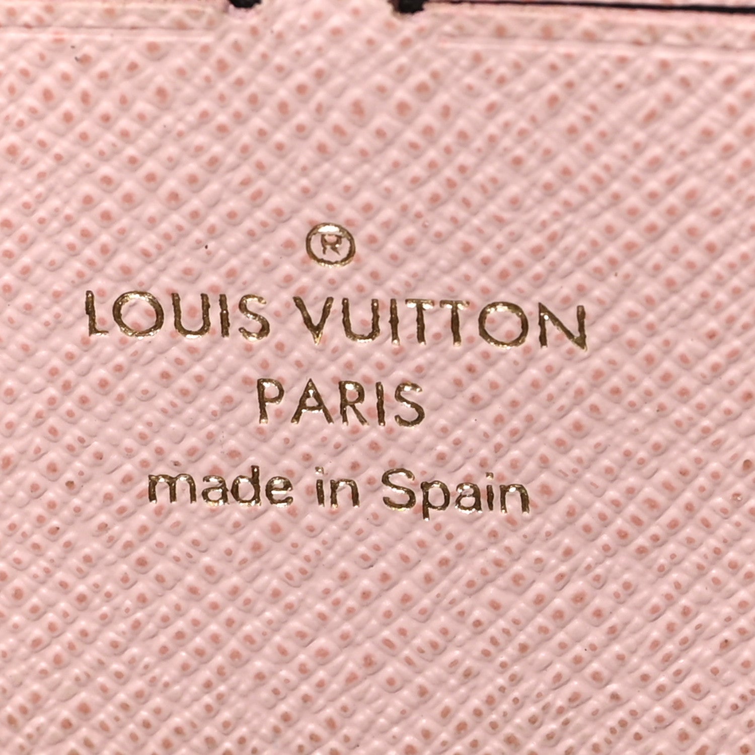Louis Vuitton Monogram Clemence Wallet Rose Ballerine