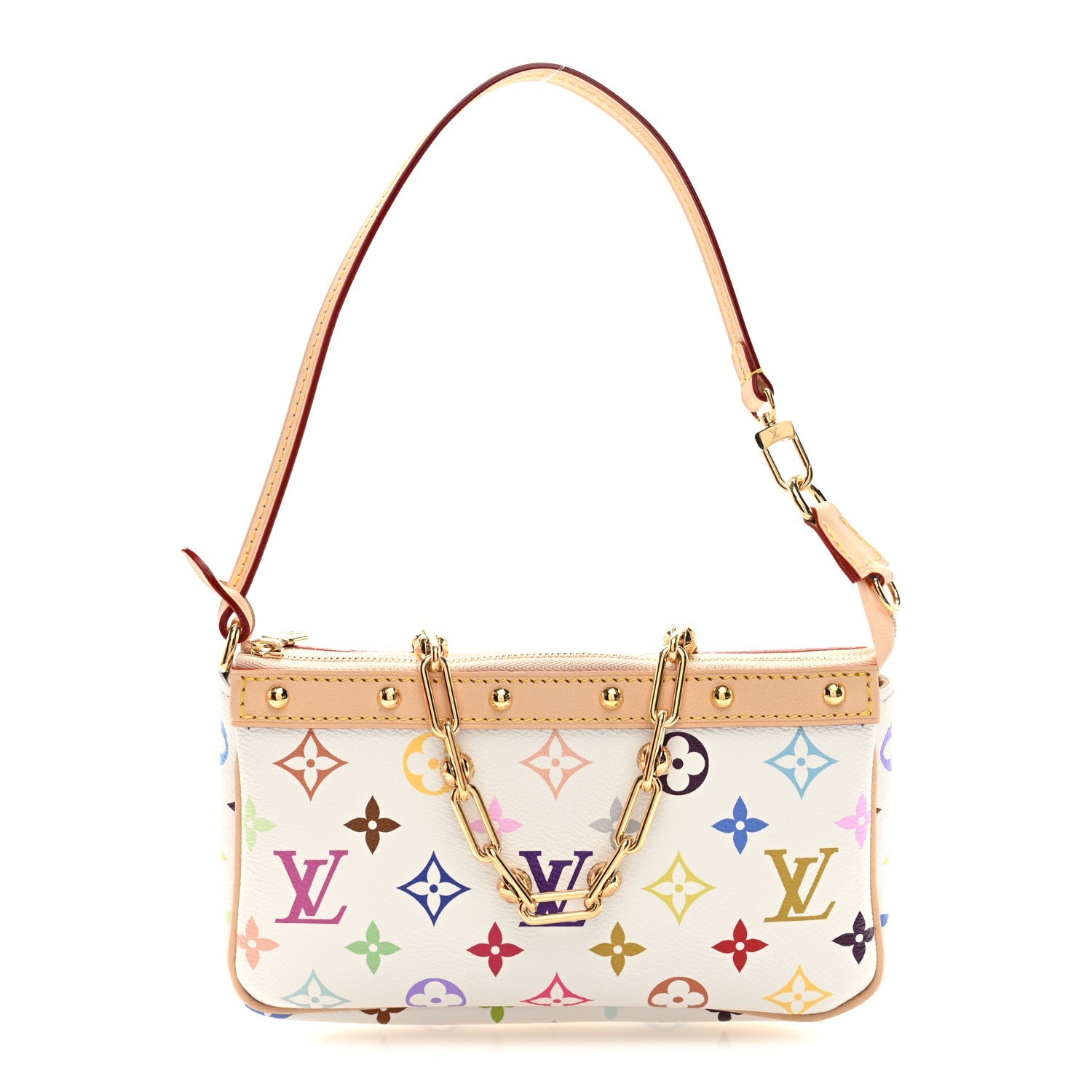 Louis Vuitton LV X TM Monogram Multicolor Pochette Accessories White