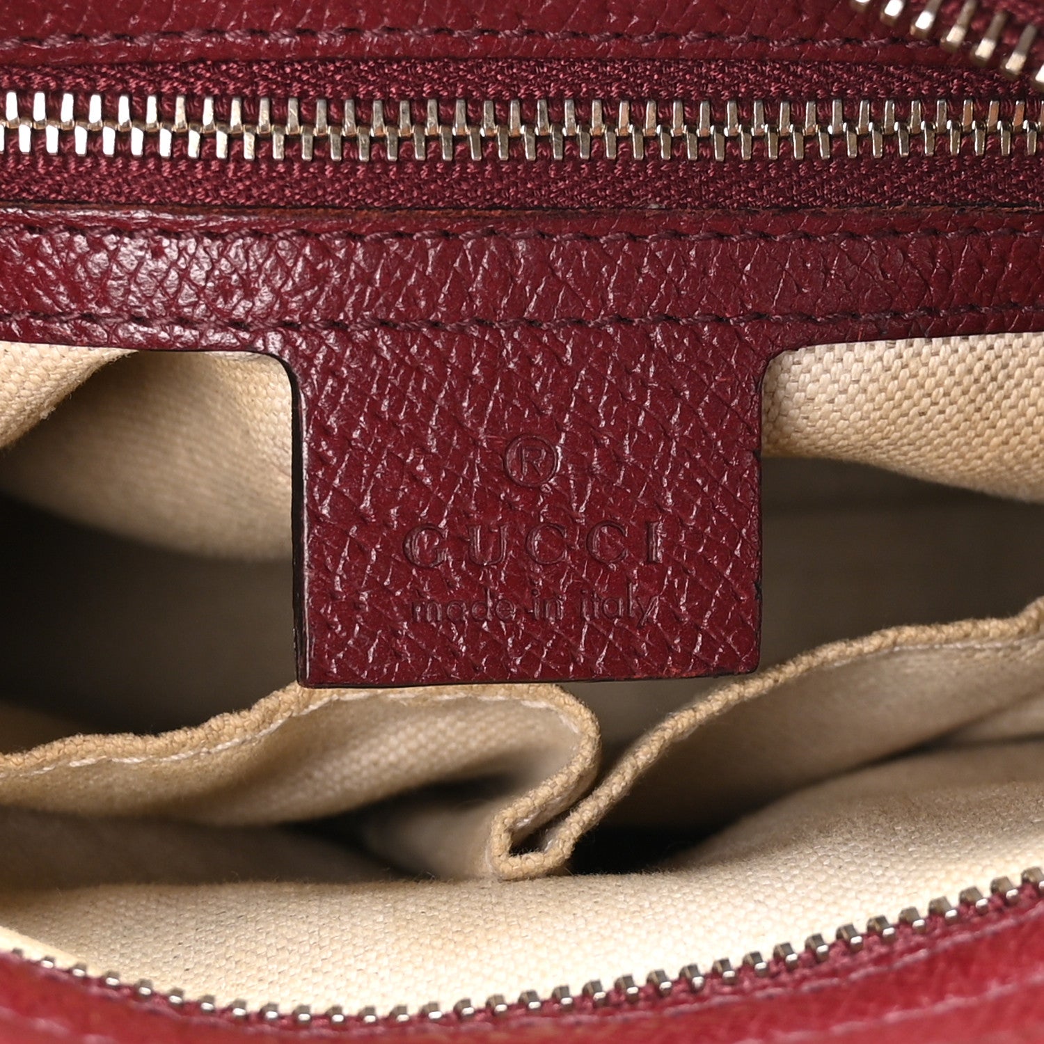 Gucci Monogram Small Bree Tote Red
