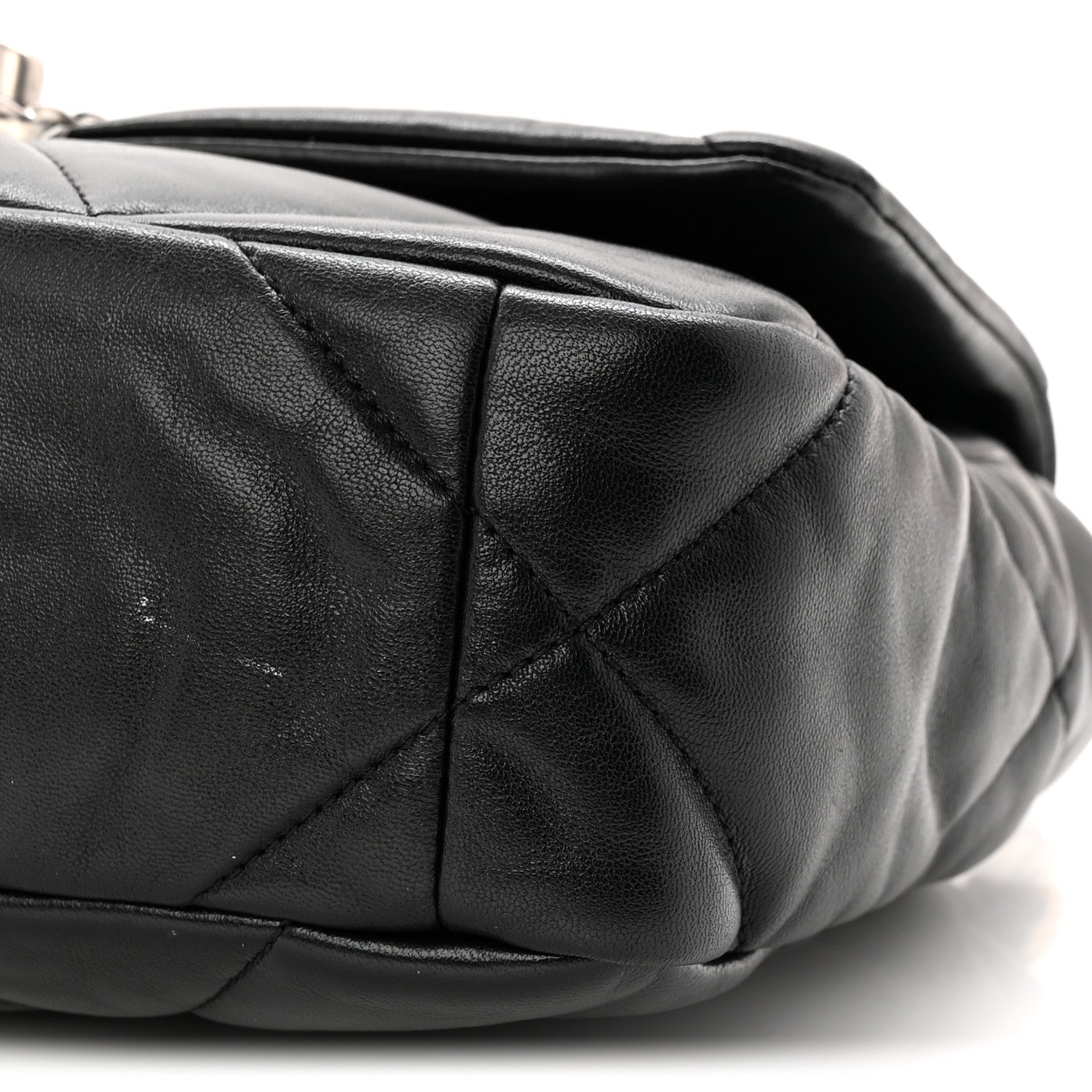 Chanel Lambskin Quilted Medium Chanel 19 Flap Black