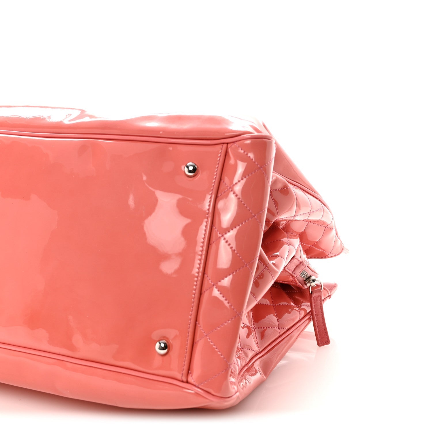 Chanel Vinyl Lipstick Ligne Tote Pink