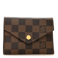 Louis Vuitton Damier Ebene Victorine Wallet Rose Ballerine