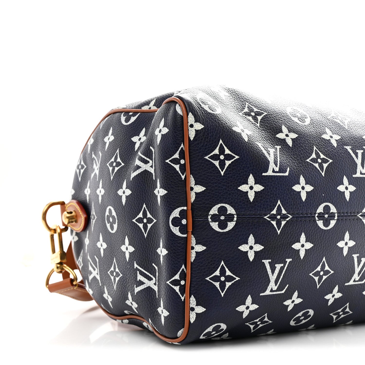 Louis Vuitton Calfskin Monogram Speedy P9 Bandouliere 30 Indigo