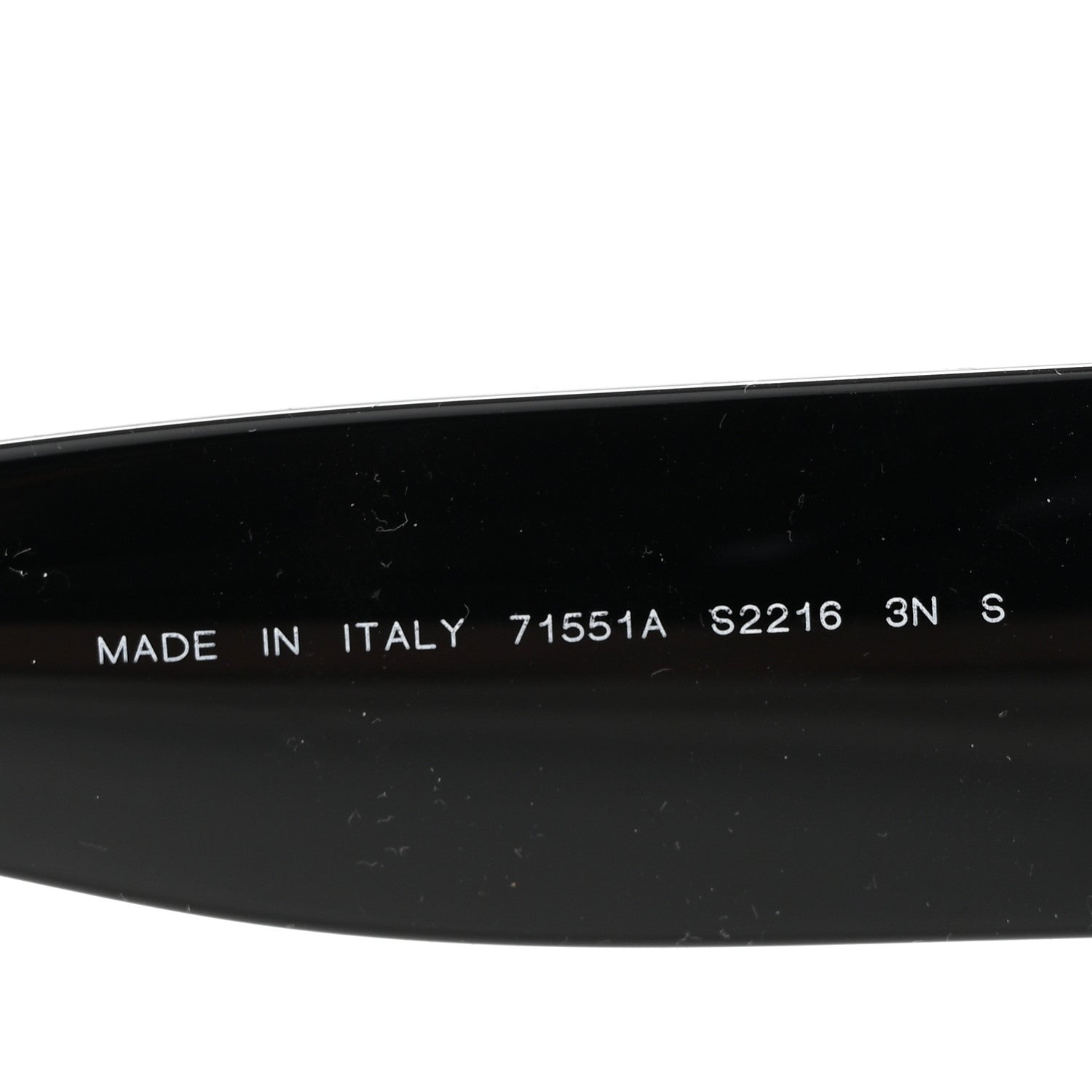 Acetate Rectangle Sunglasses 71551A Black Gold