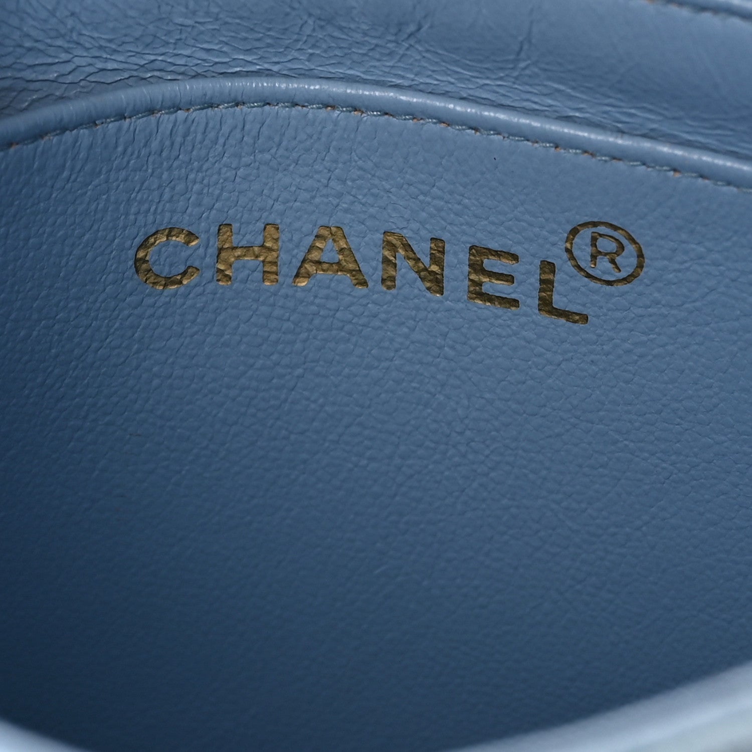 Chanel Suede Small Messenger Flap Light Blue