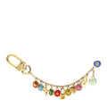 Louis Vuitton Metal Enamel Pastilles Key Chain Bag Charm Multicolor