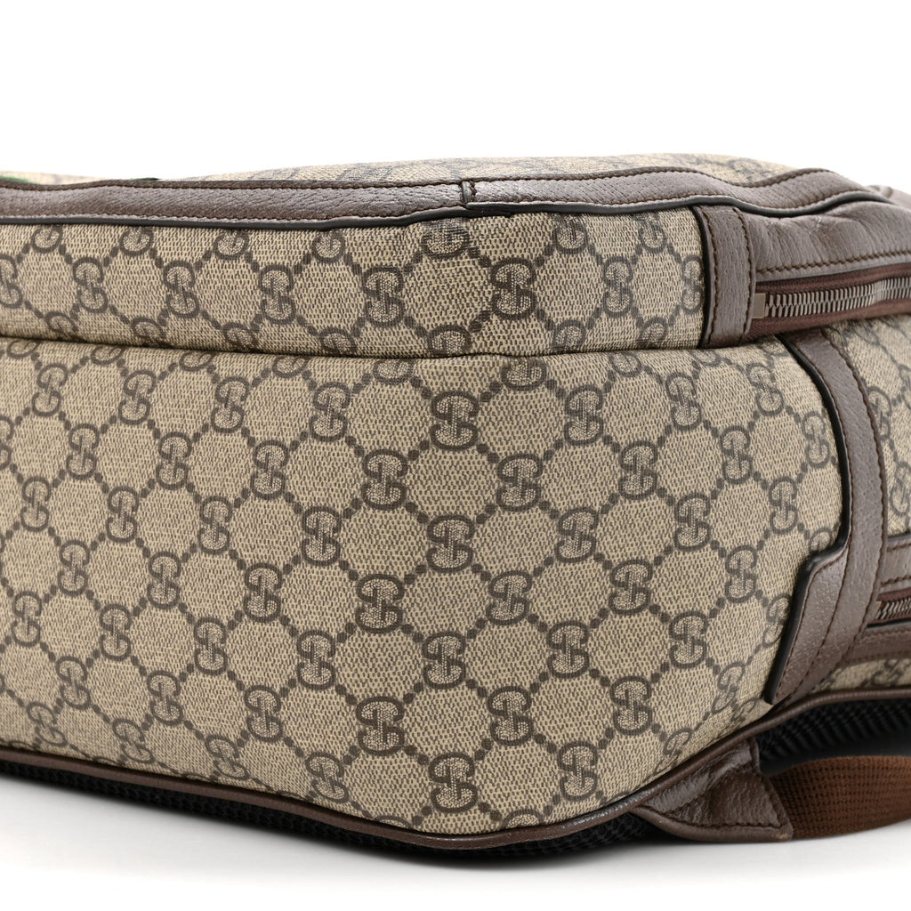 Gucci GG Supreme Monogram Medium Ophidia Day Backpack Beige Ebony New Acero
