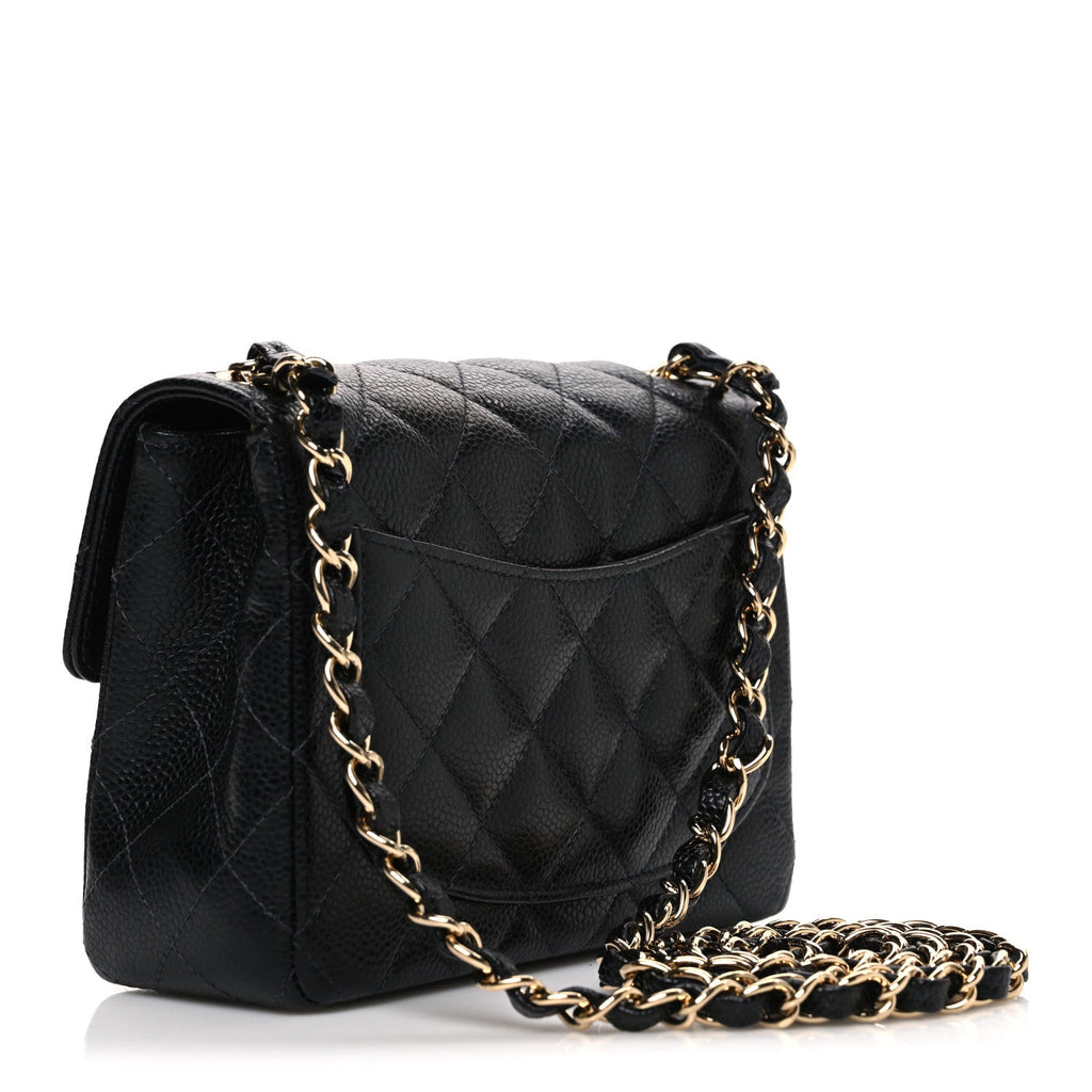 Chanel Caviar Quilted Mini Square Flap Black