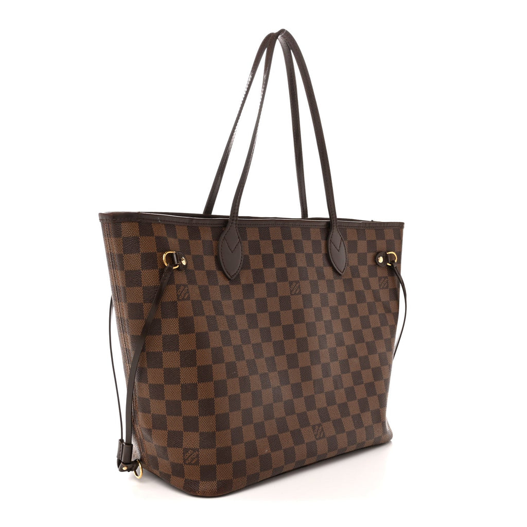 Louis Vuitton Damier Ebene Neo Neverfull MM Rose Ballerine