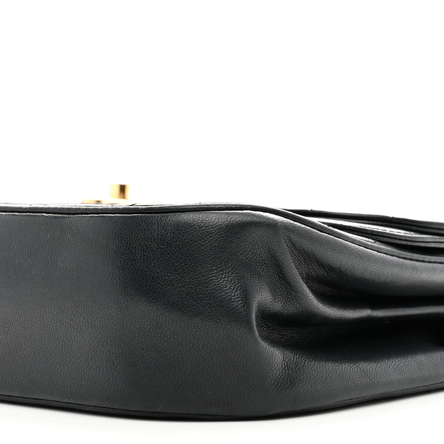 Chanel Lambskin Quilted Flap Bag Black