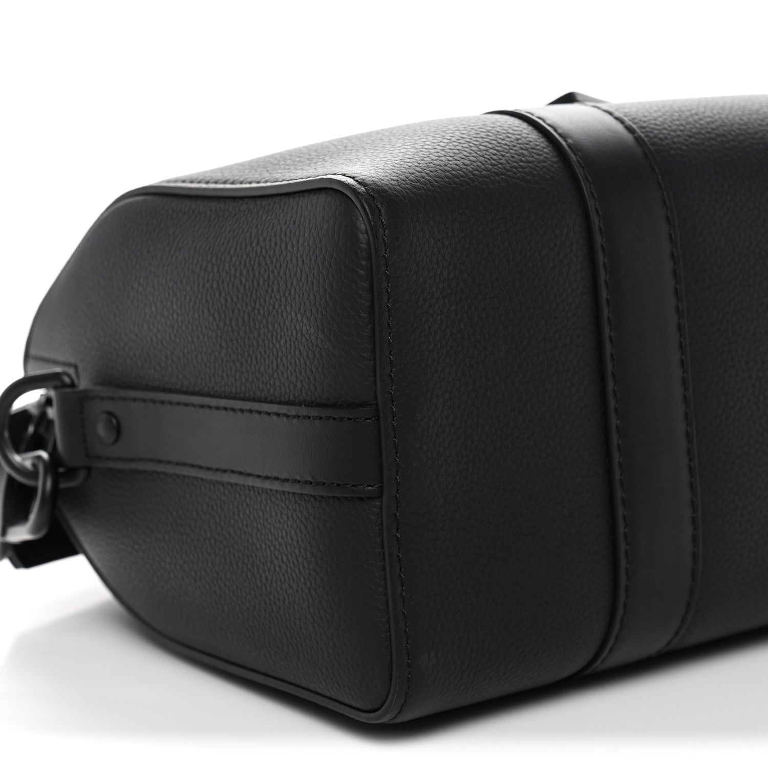 Louis Vuitton Grained Calfskin Aerogram City Keepall Black