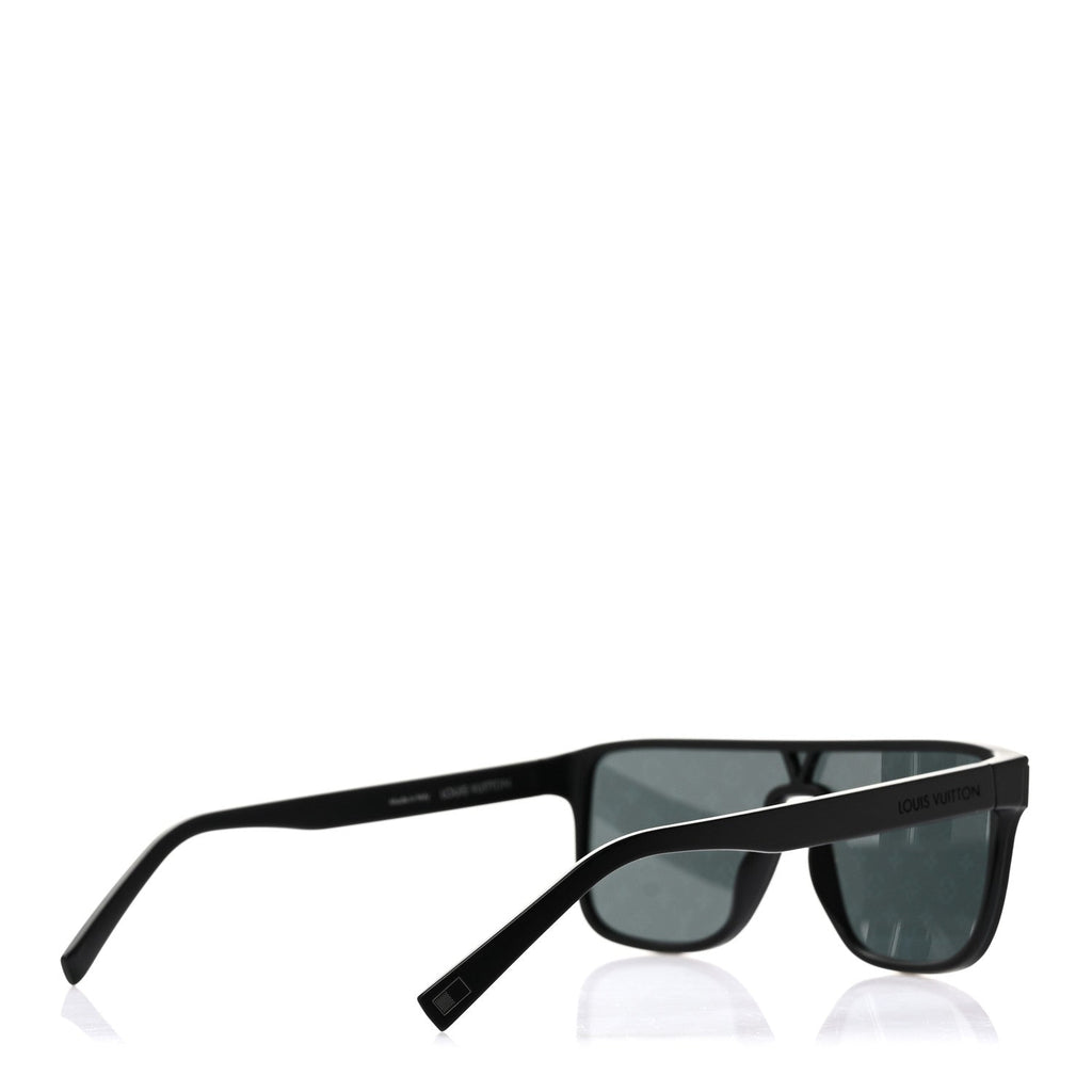 Louis Vuitton Acetate LV Waimea Square Sunglasses Z1082W Black