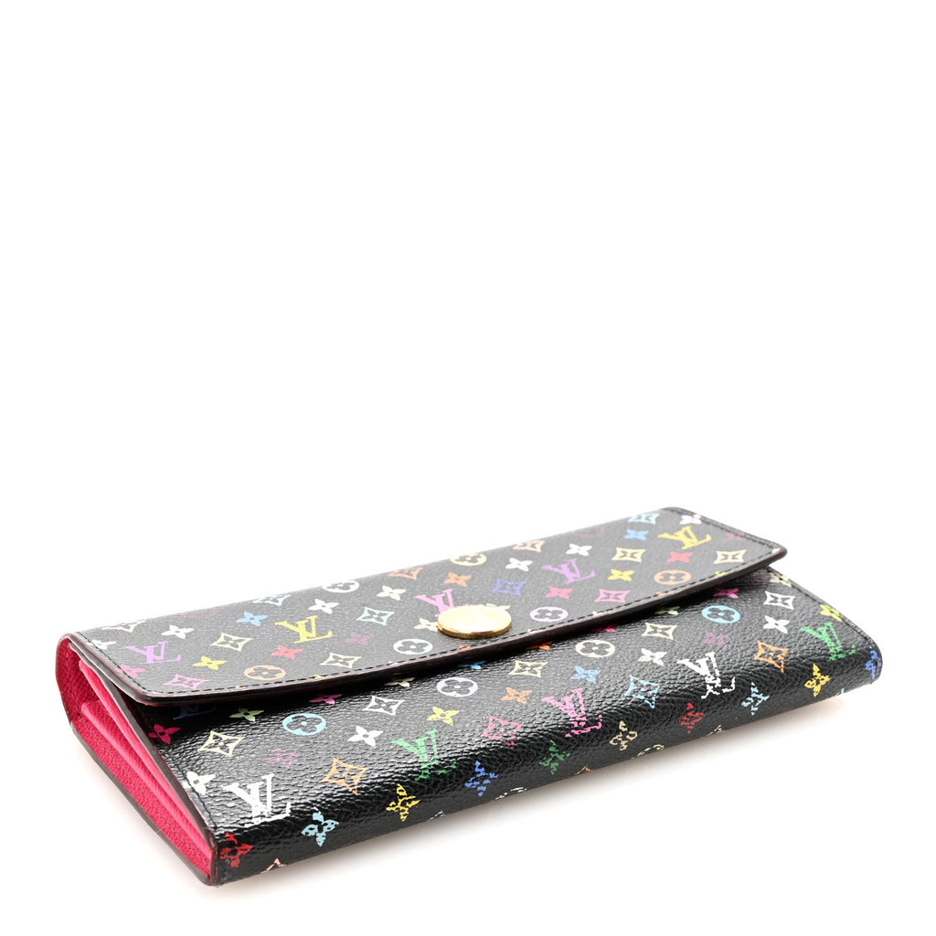 Louis Vuitton Monogram Multicolor Sarah Wallet Black Grenade