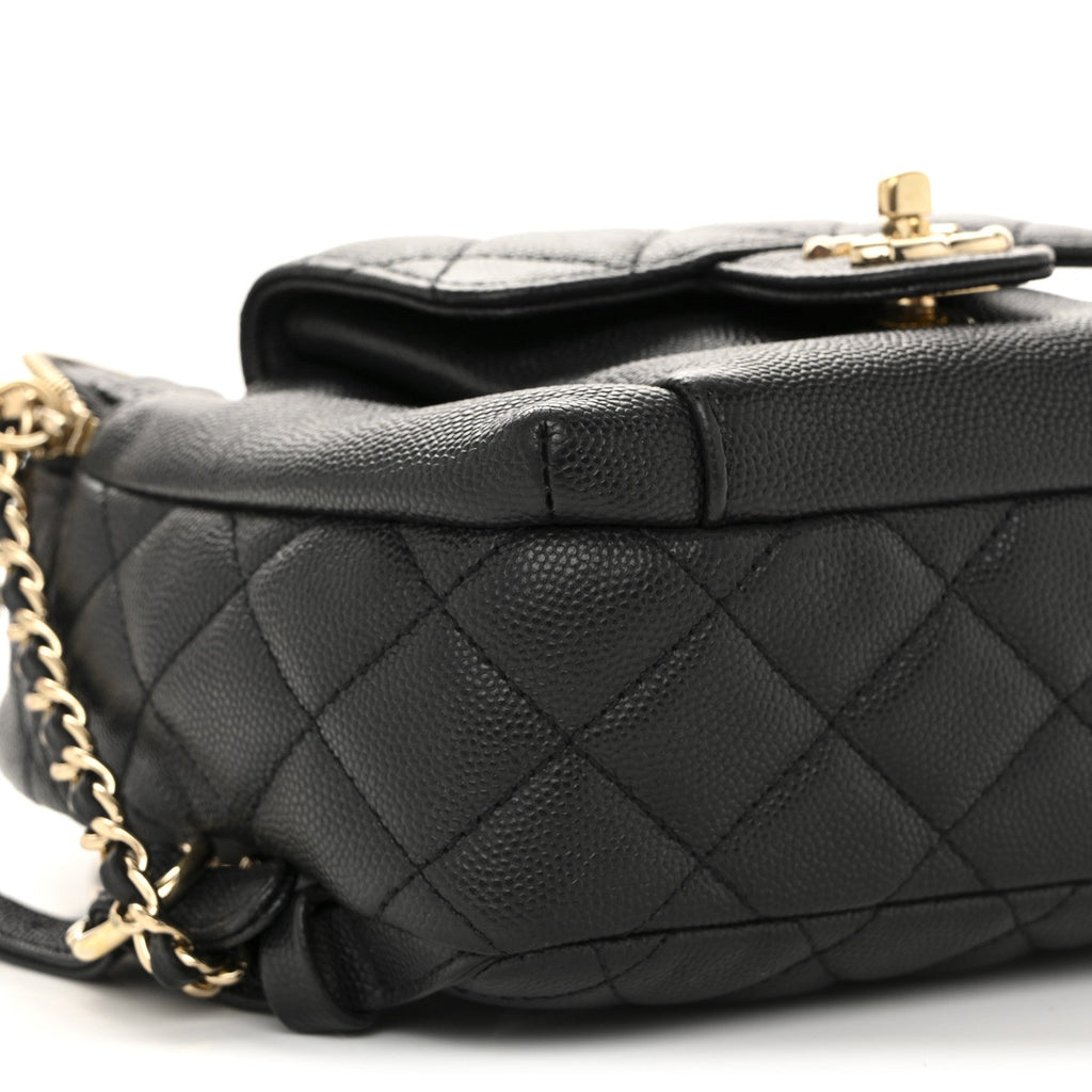 Chanel Caviar Quilted Small CC Day Backpack Black