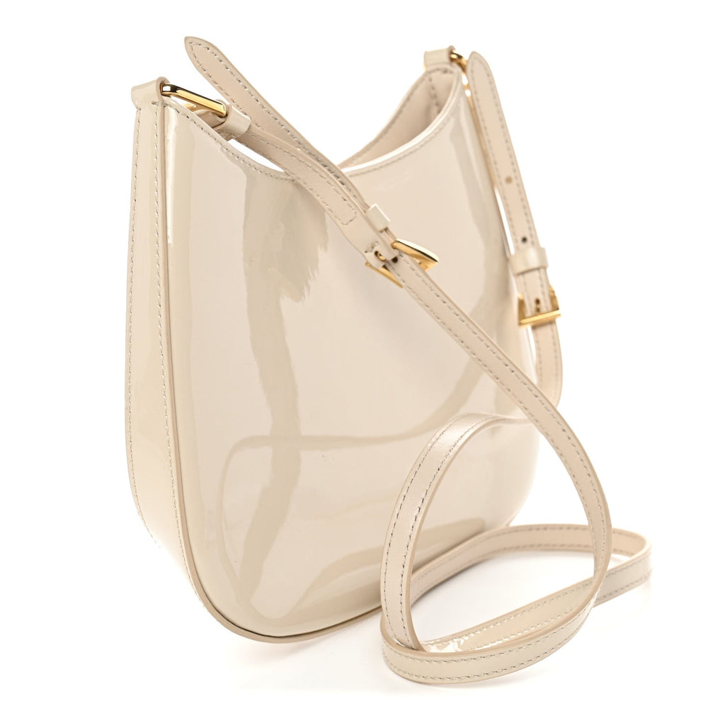 Prada Spazzolato Cleo Shoulder Bag Avorio