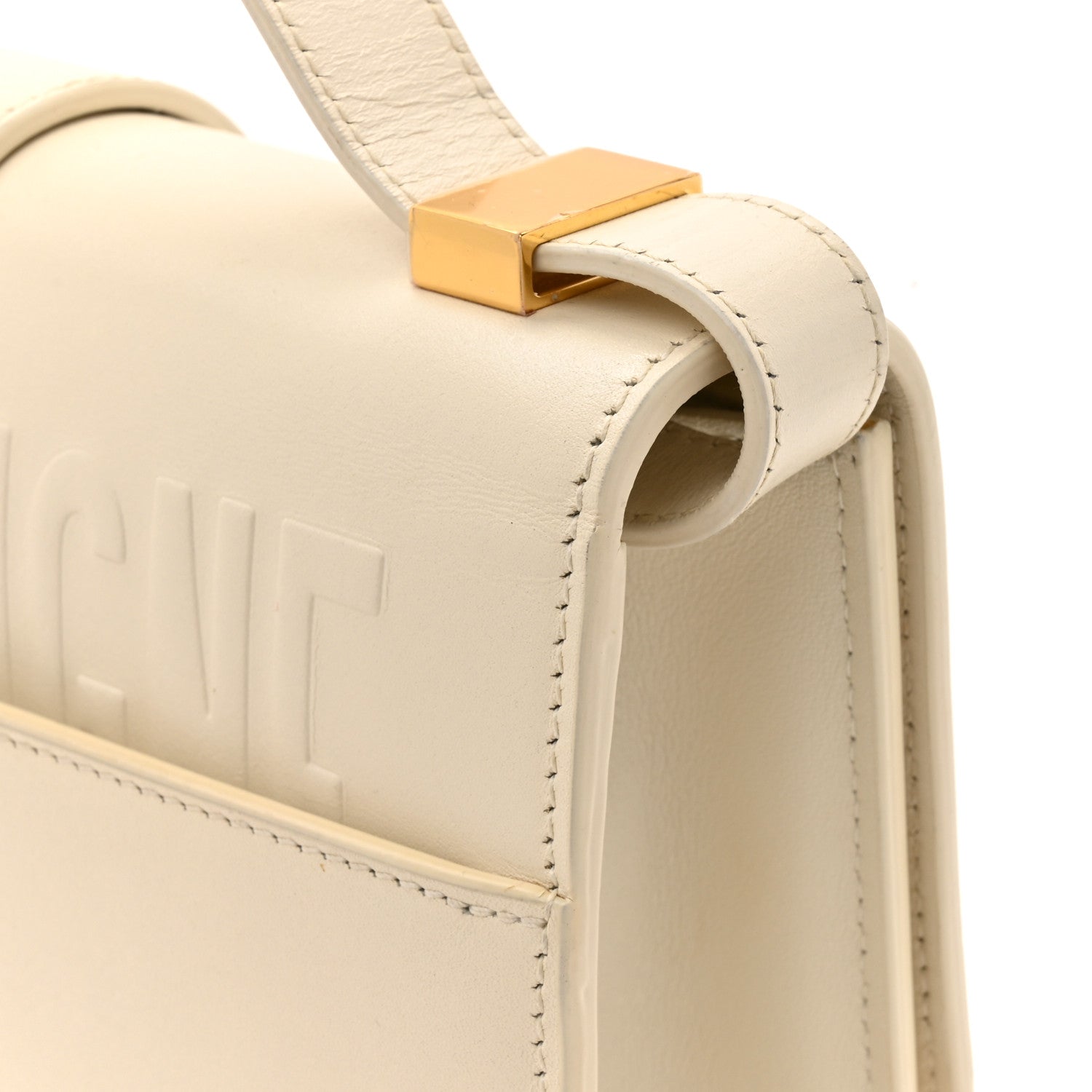 Christian Dior Box Calfskin 30 Montaigne Flap Bag Latte