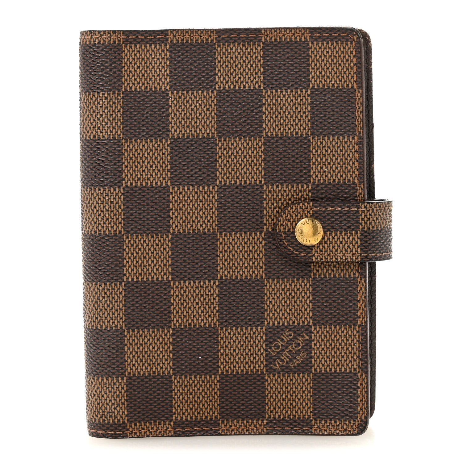 Louis Vuitton Damier Ebene Small Ring Agenda Cover