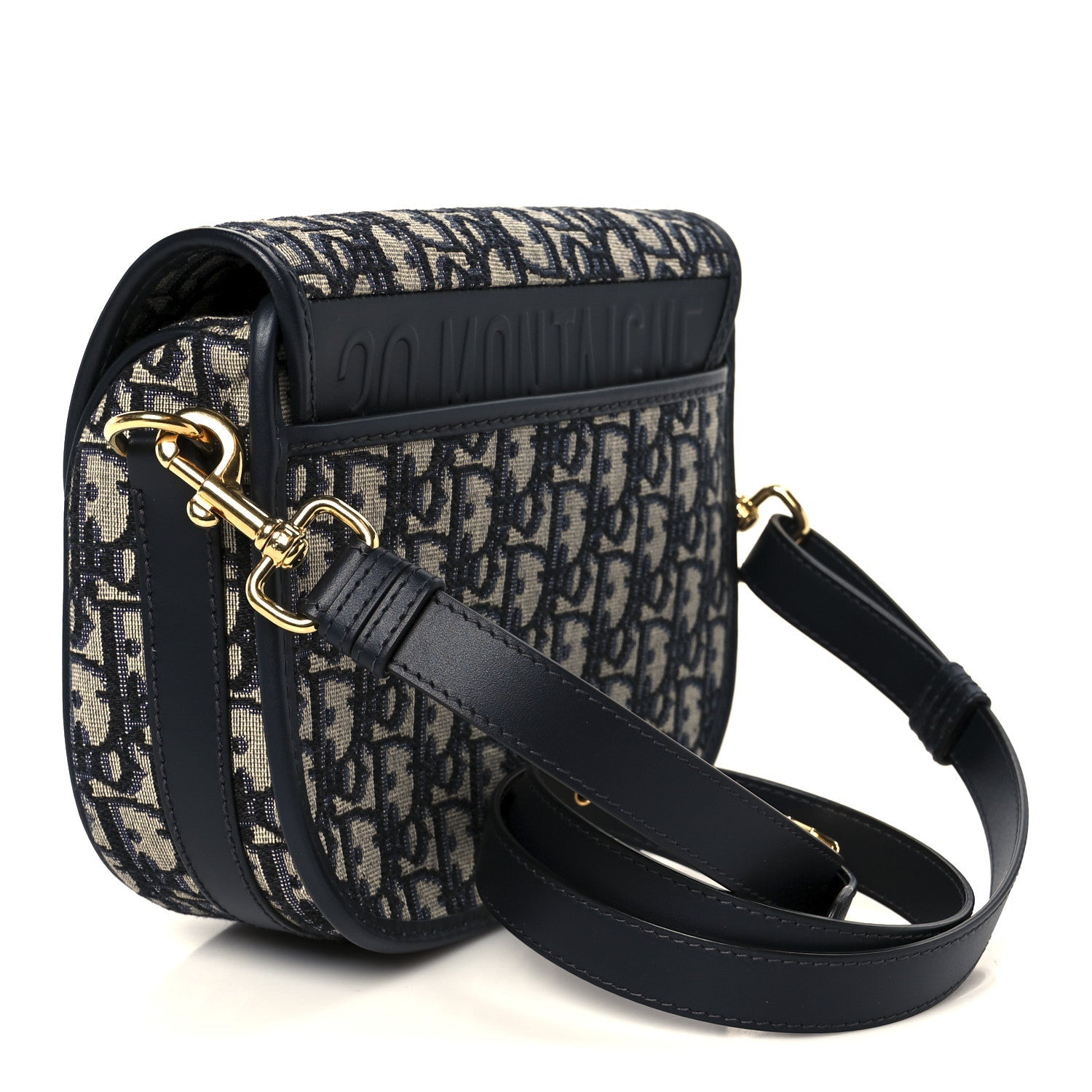 Christian Dior Oblique Medium Bobby Flap Blue