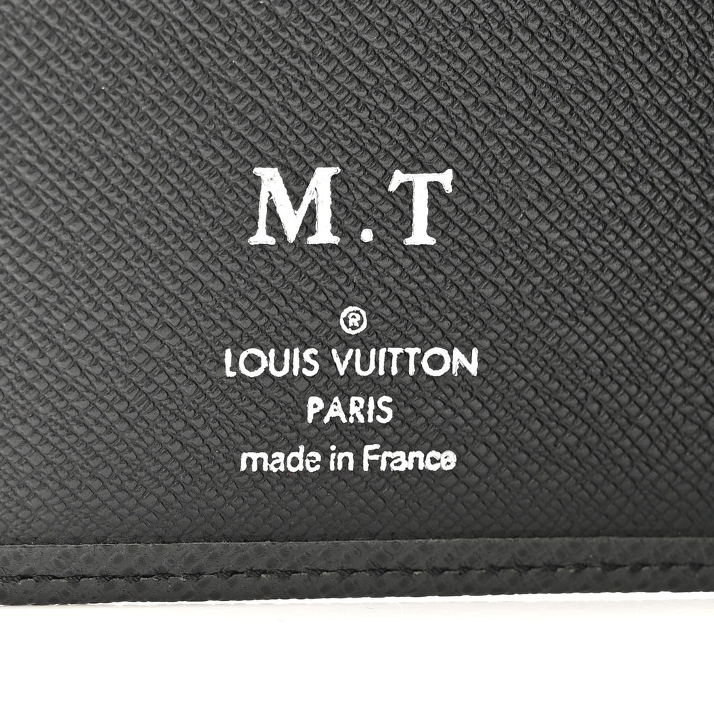 Louis Vuitton Taiga Brazza Wallet Black