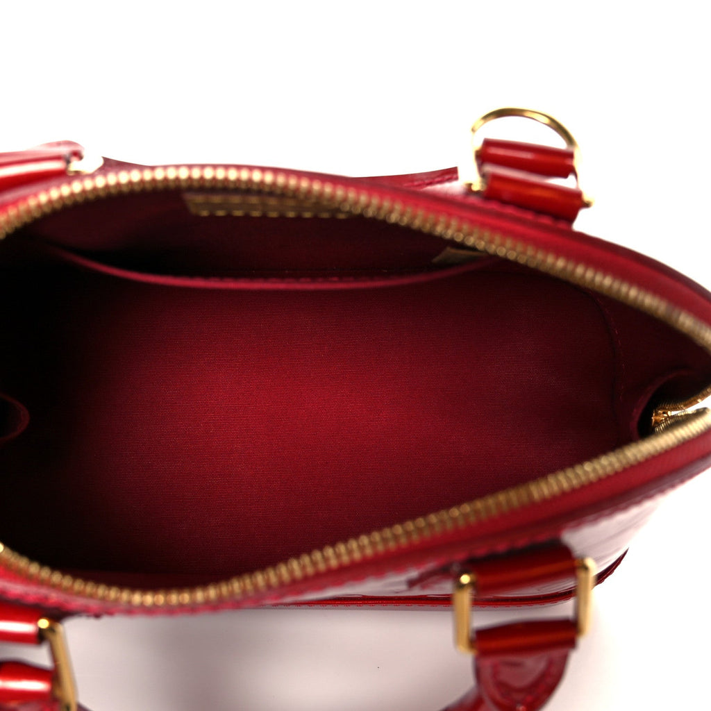 Louis Vuitton Vernis Alma BB Cherry
