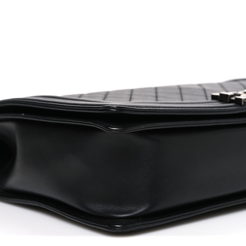 Chanel Lambskin Quilted Large Boy Flap Black