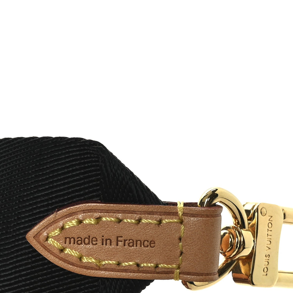 Louis Vuitton Reverse Monogram Multi Pochette Accessories Bandouliere Shoulder Strap Black