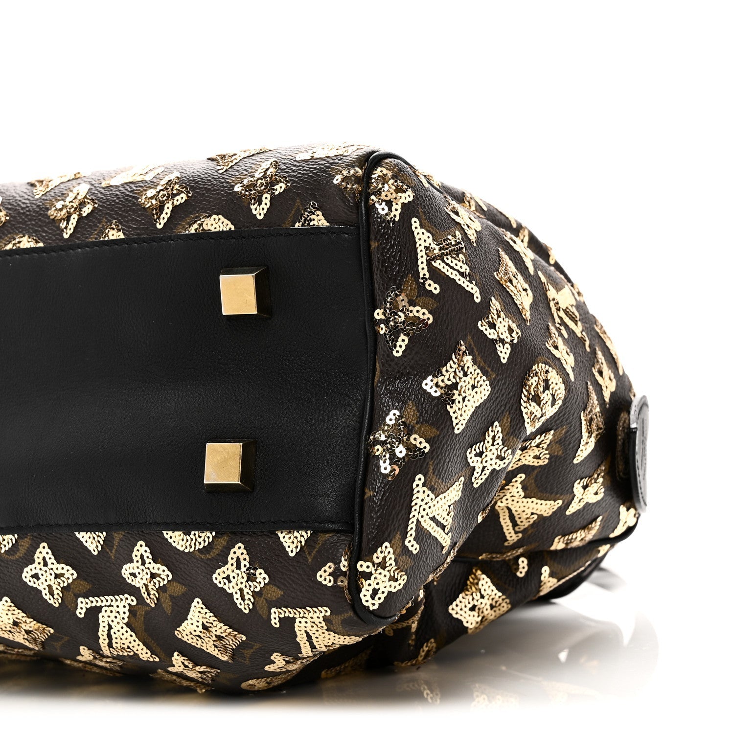 Louis Vuitton Monogram Sequins Eclipse Speedy 28 Gold