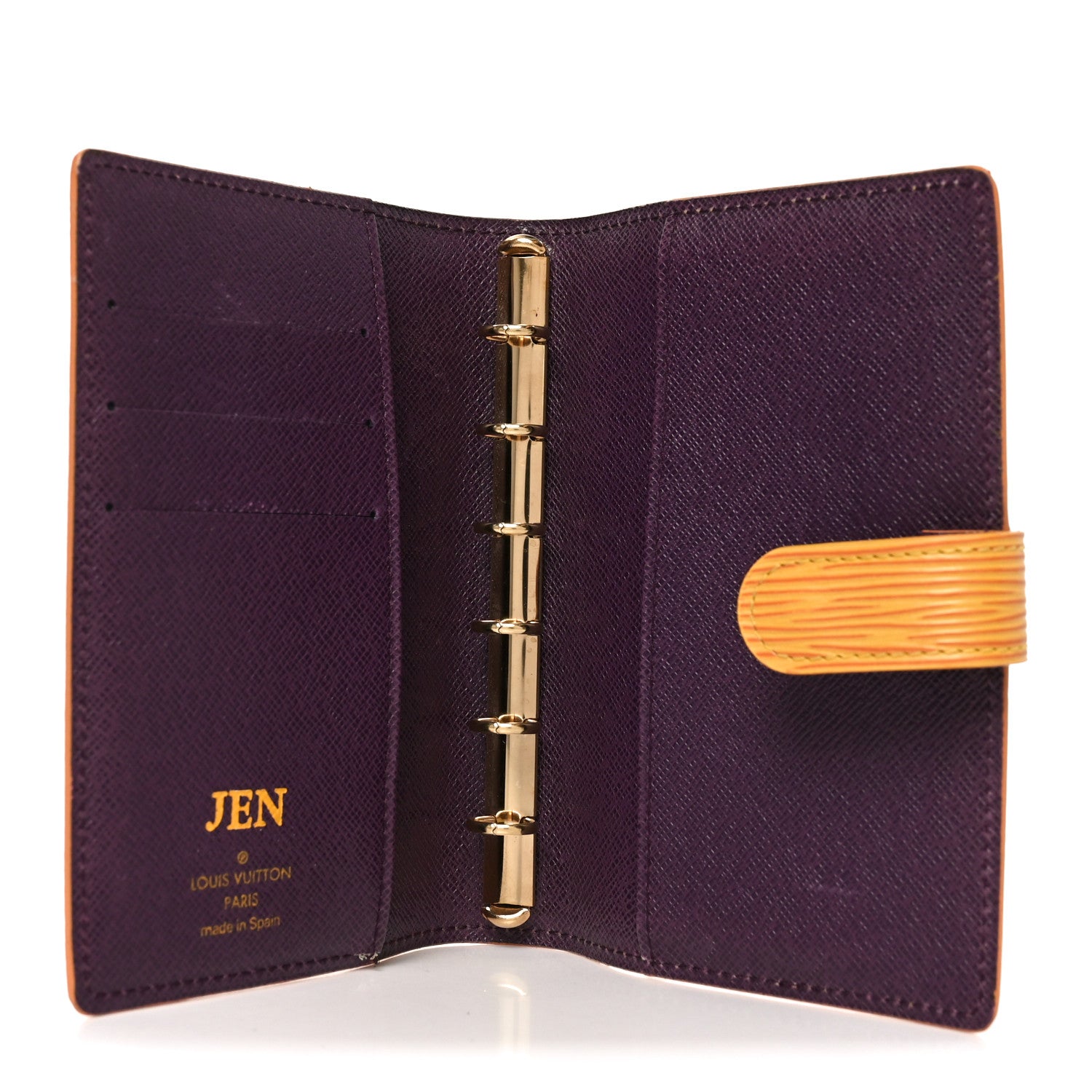 Louis Vuitton Epi Small Ring Agenda Cover Tassil