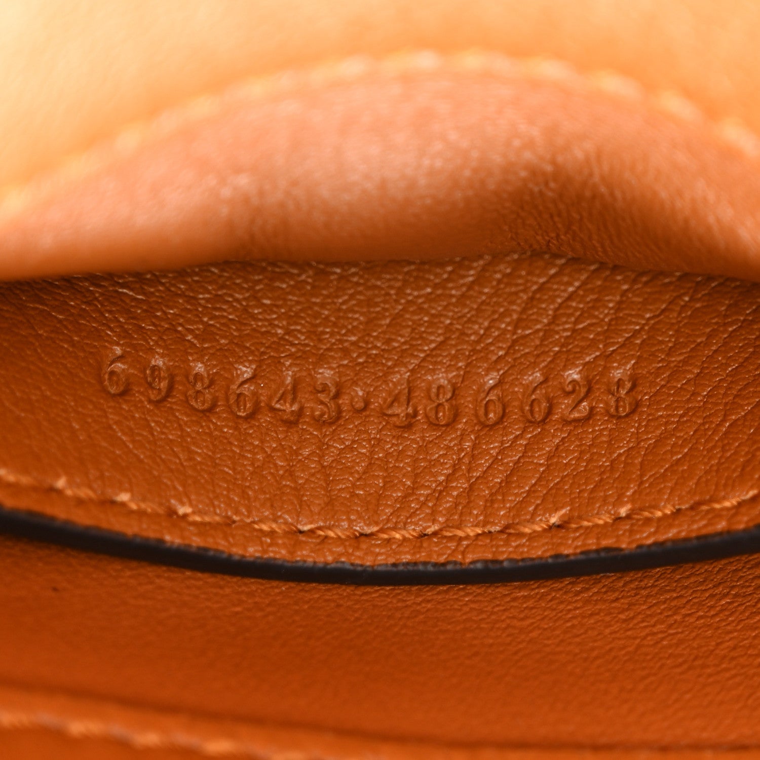 Gucci Roxy Calfskin Web Mini Blondie Shoulder Bag Cognac