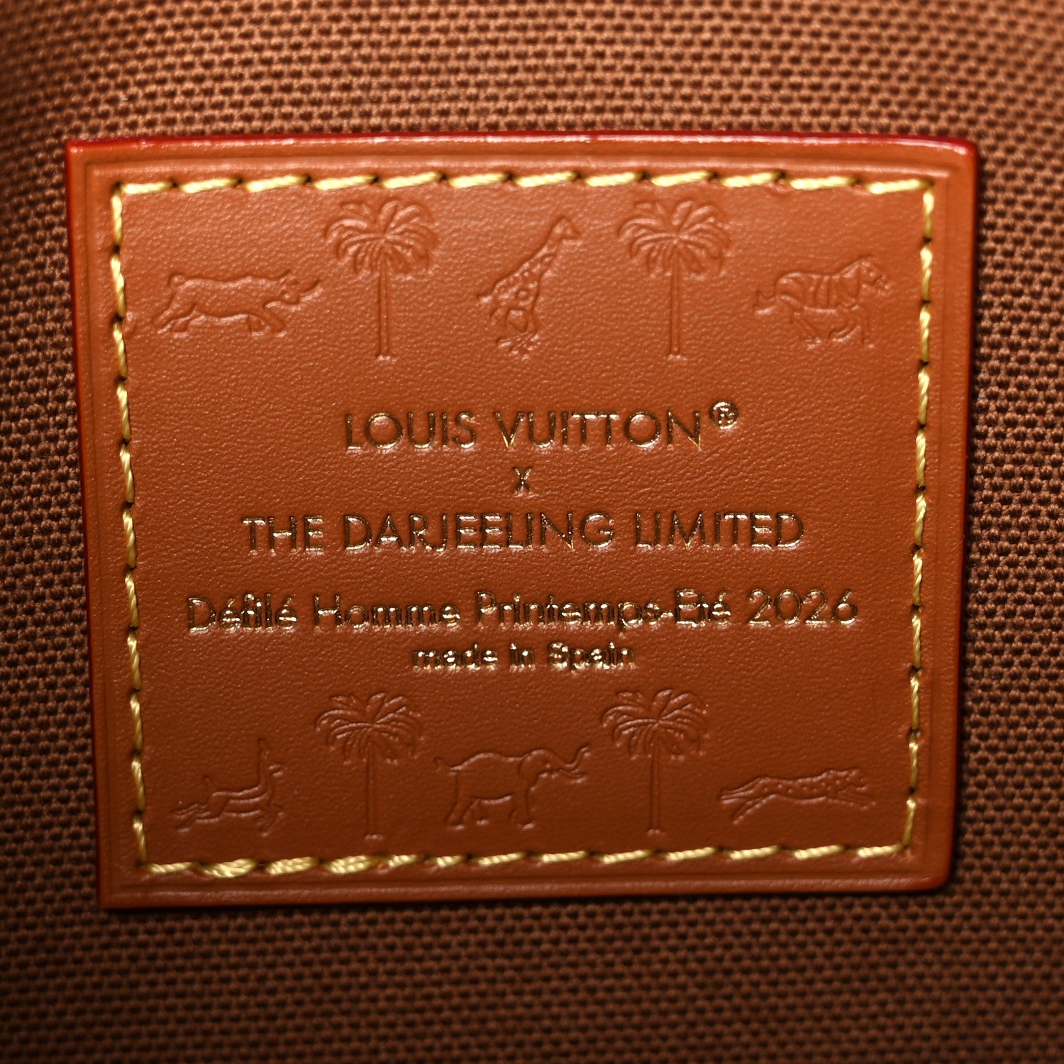 Louis Vuitton X The DARJEELING LIMITED Damier Ebene Nil MM