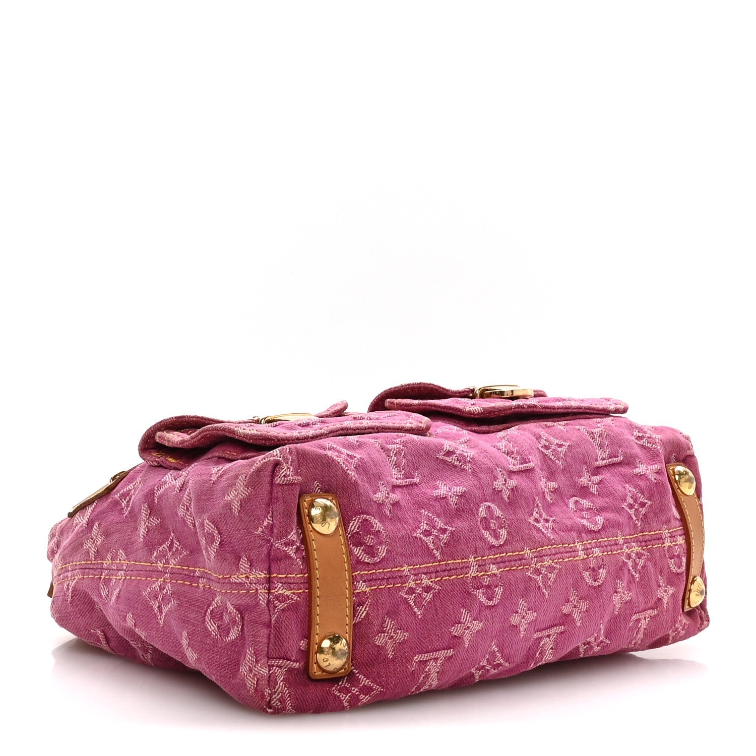 Louis Vuitton Denim Baggy PM Fuchsia