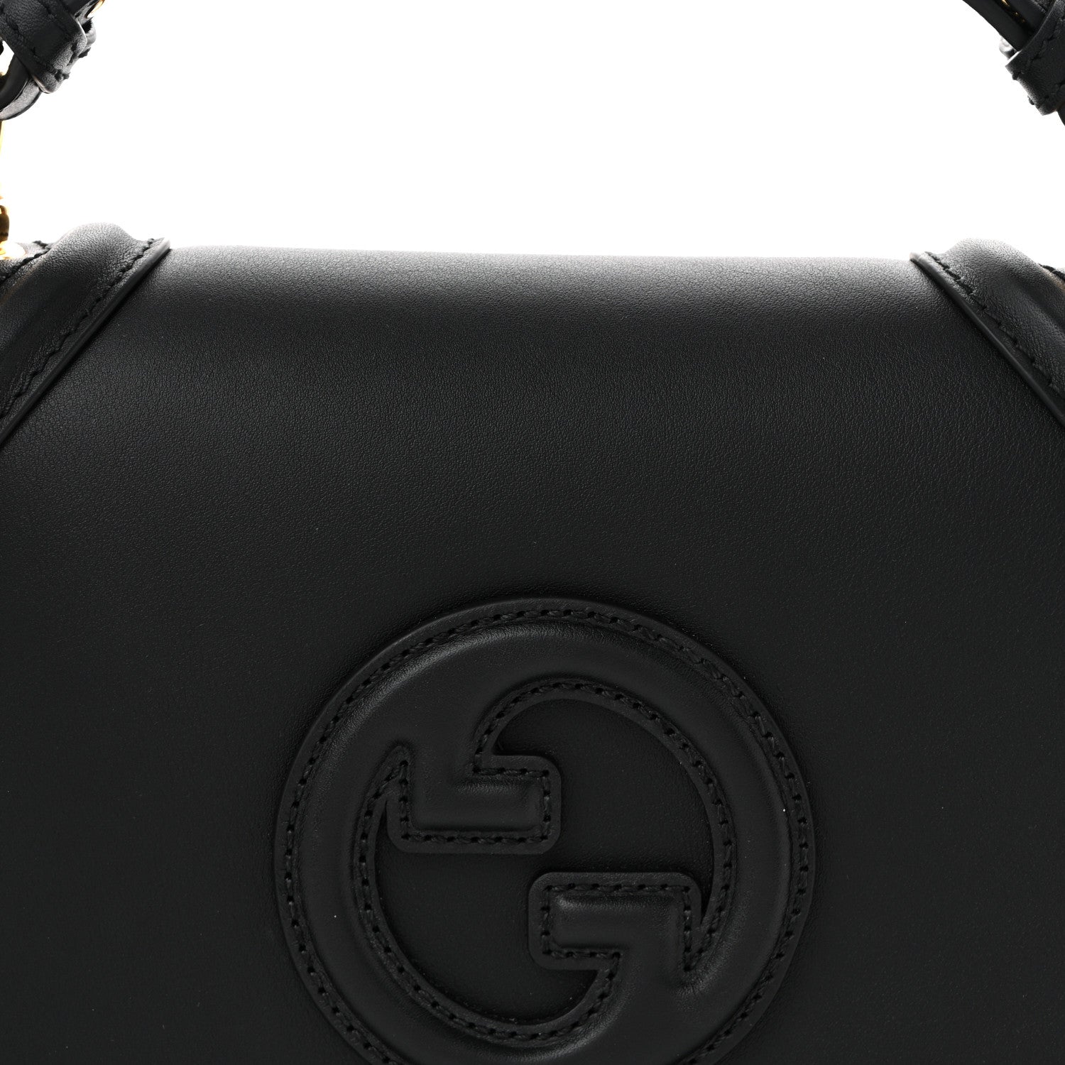 Gucci Roxy Calfskin Medium Blondie Top Handle Bag Black