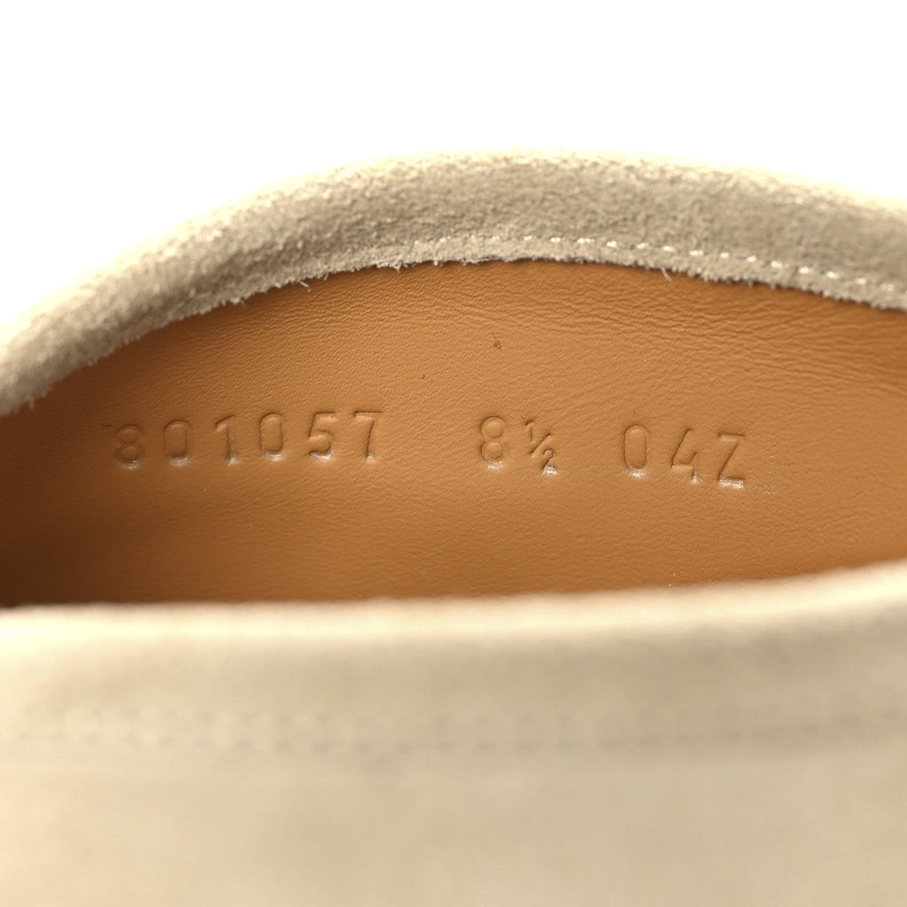 Gucci Suede Mens Horsebit Ankle Boots 8.5 Beige