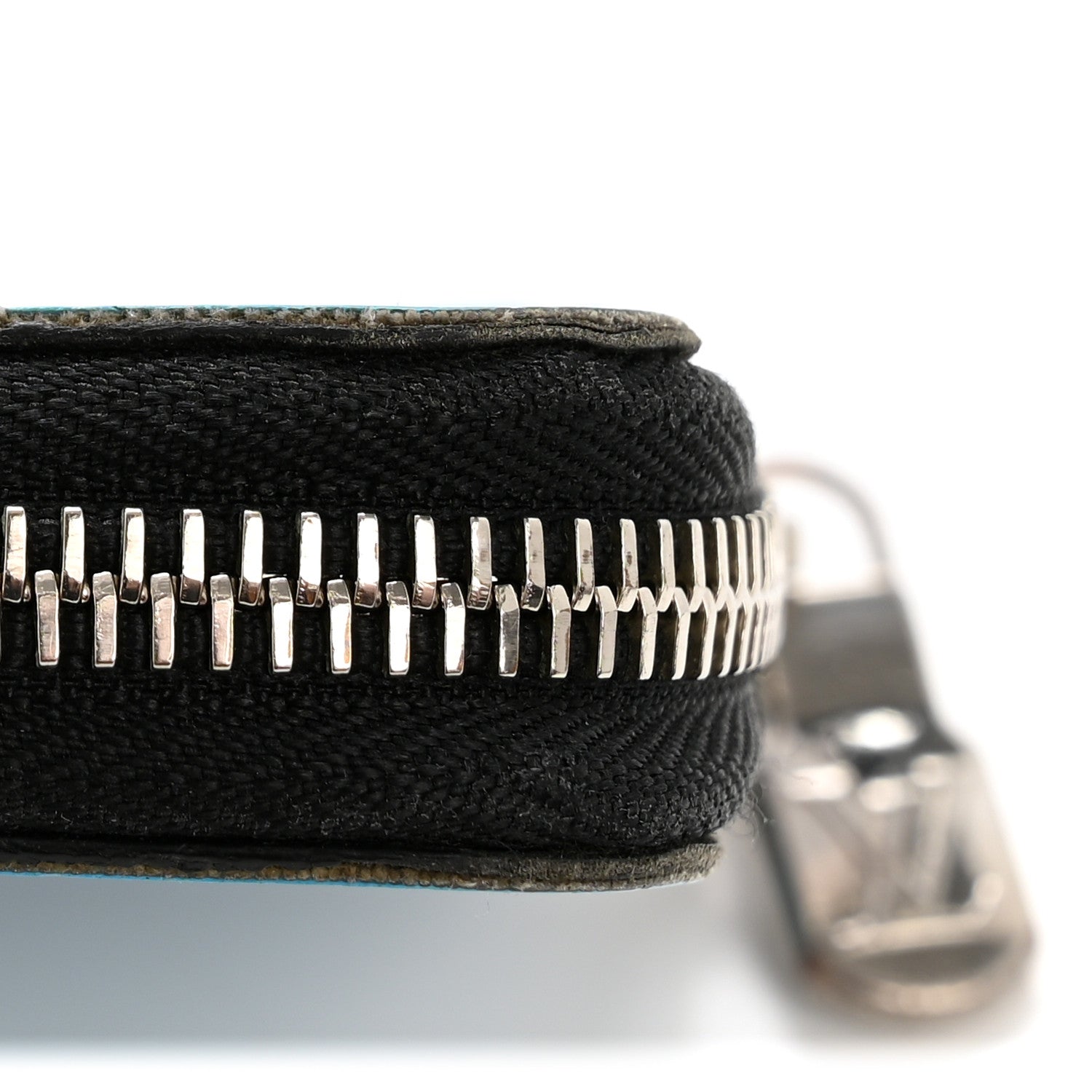 Louis Vuitton Taigarama Vertical Zippy Wallet Blue Lagoon
