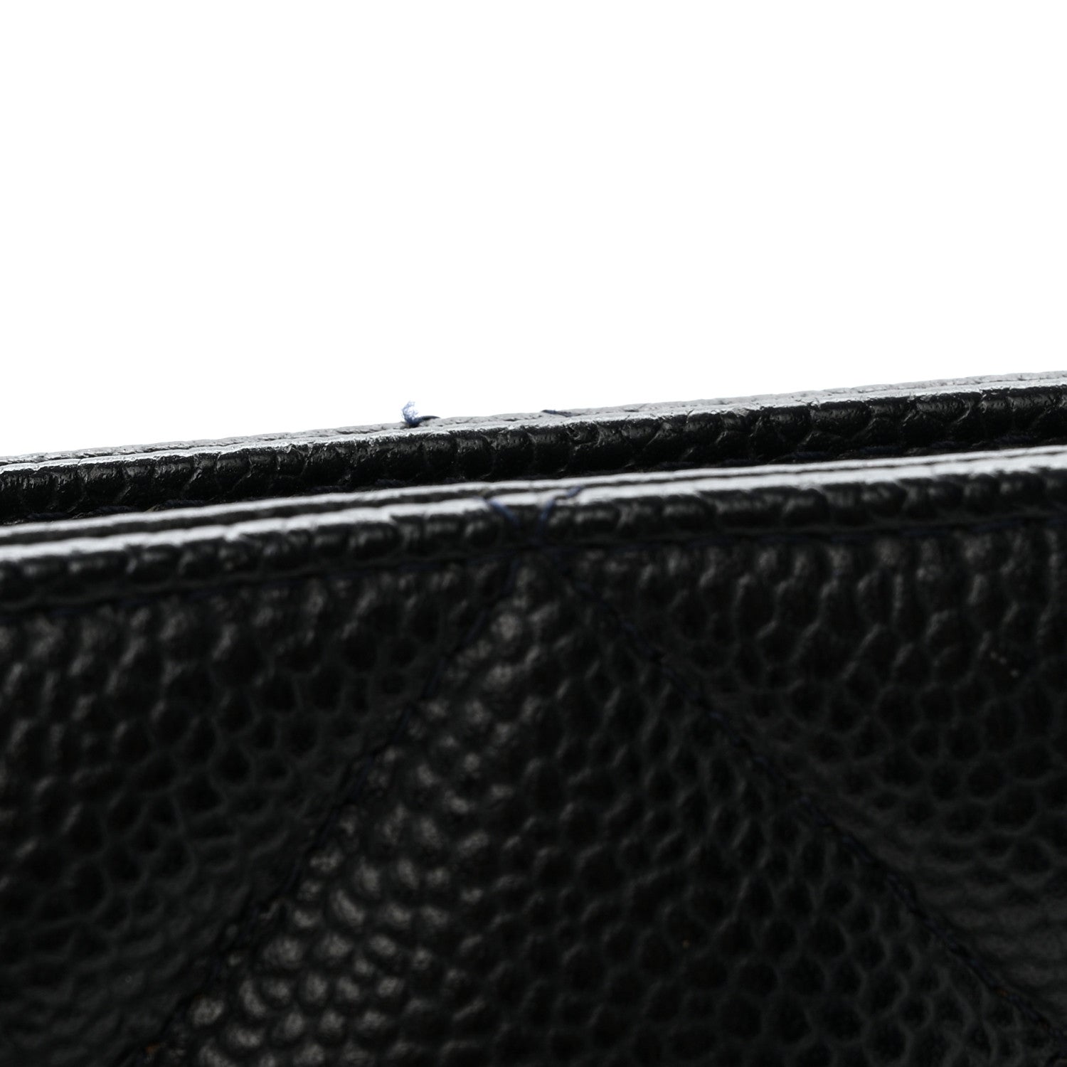 Chanel Caviar Quilted Medallion Tote Navy
