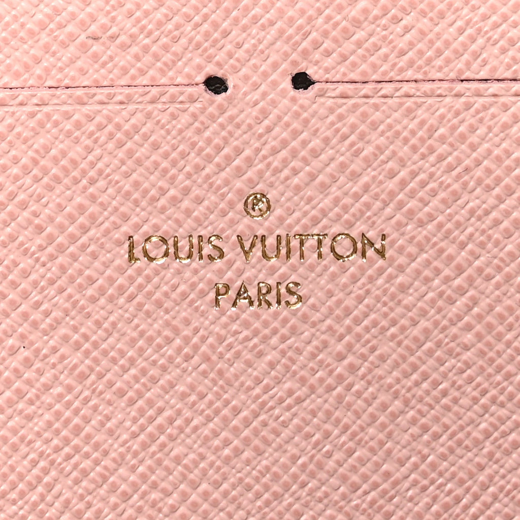 Louis Vuitton Monogram Clemence Wallet Rose Ballerine