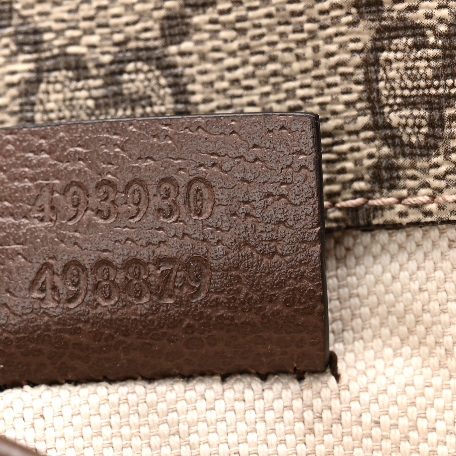 Gucci GG Supreme Monogram Neo Vintage Web Belt Bag Brown