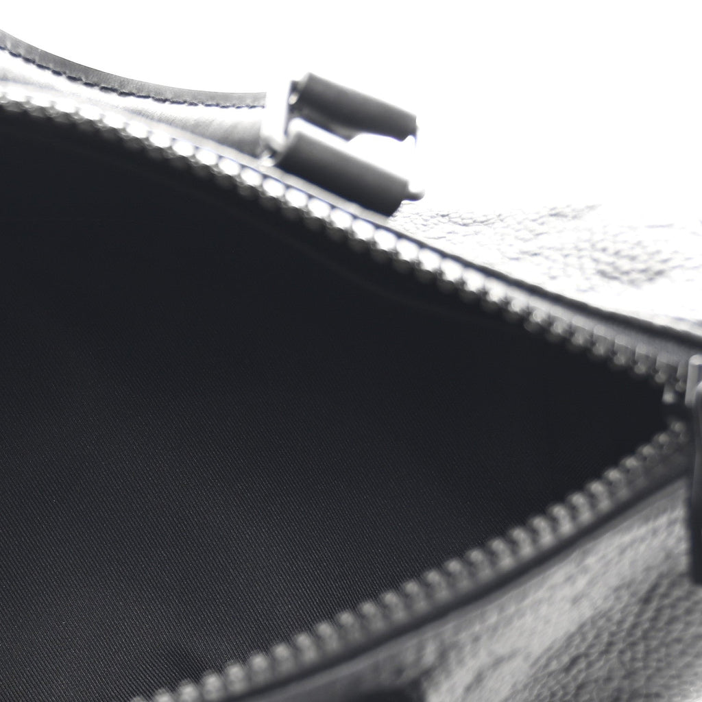 Louis Vuitton Monogram Taurillon Keepall Bandouliere 25 Black