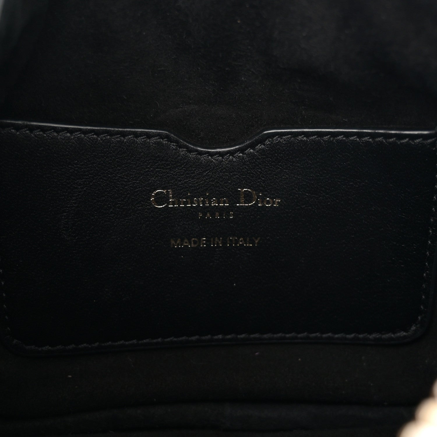 Christian Dior Lambskin Cannage Small Dior Vibe Hobo Bag Black