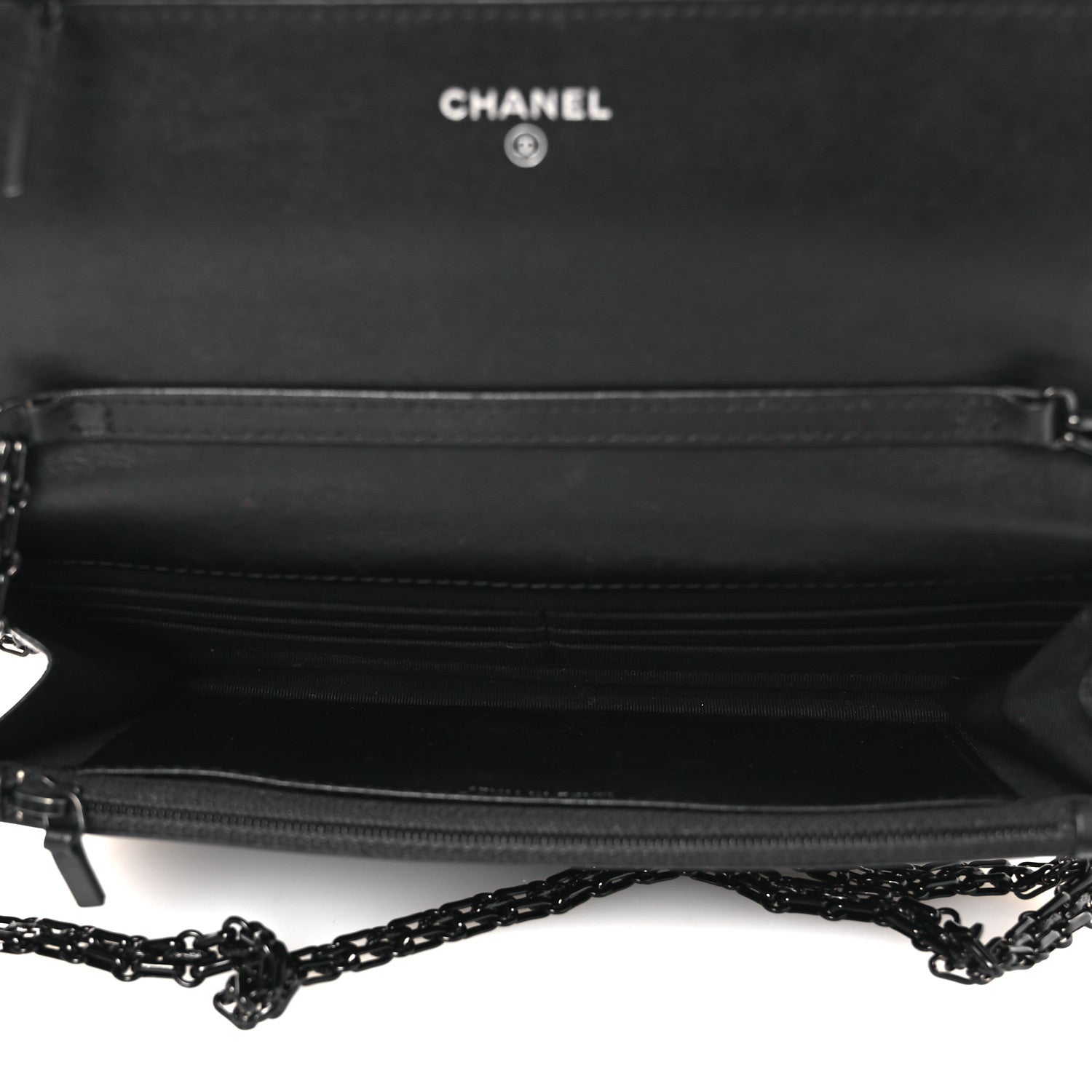 Chanel Aged Calfskin Quilted Reissue Wallet On Chain WOC So Black