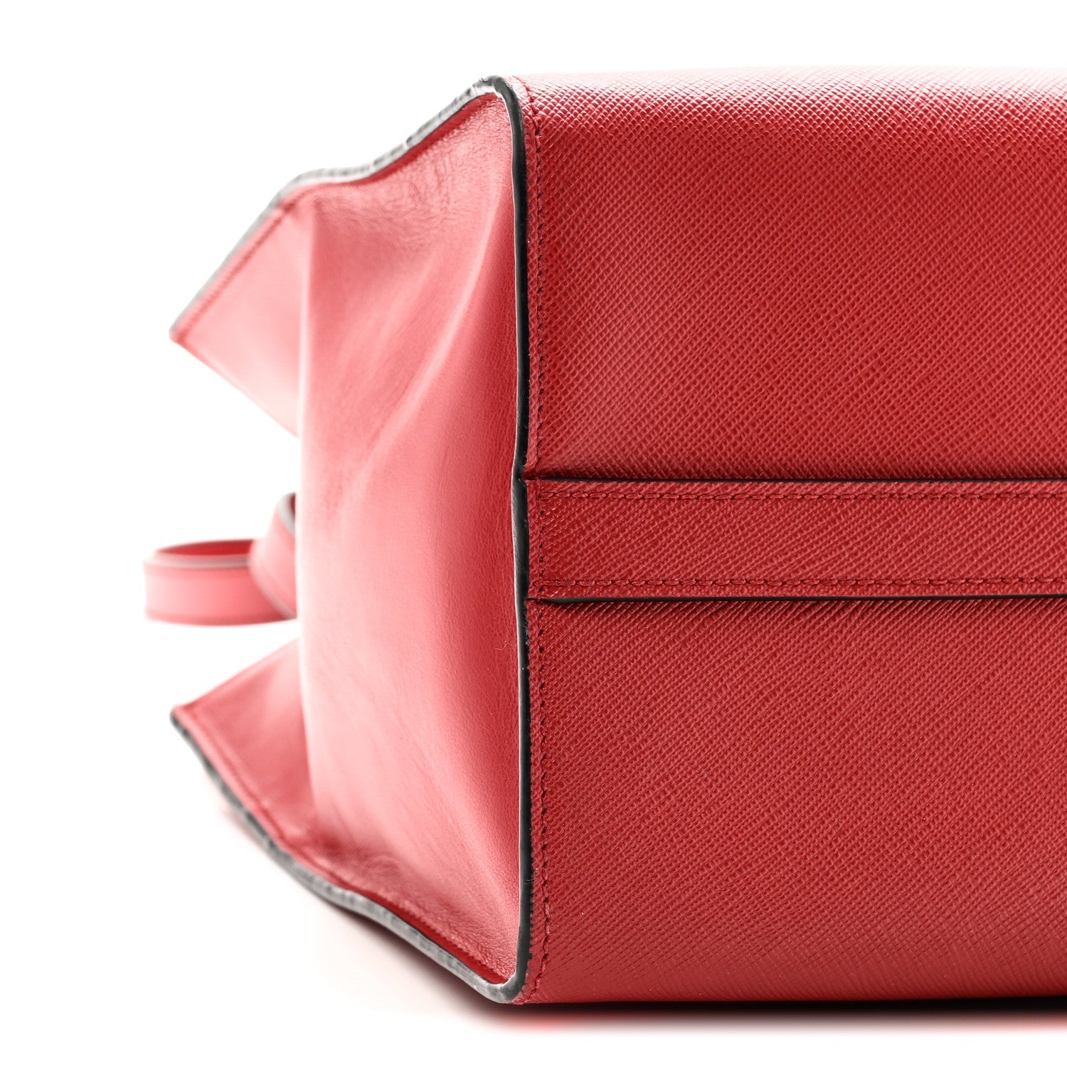 Prada Saffiano Soft Calfskin Large Tote Fuoco