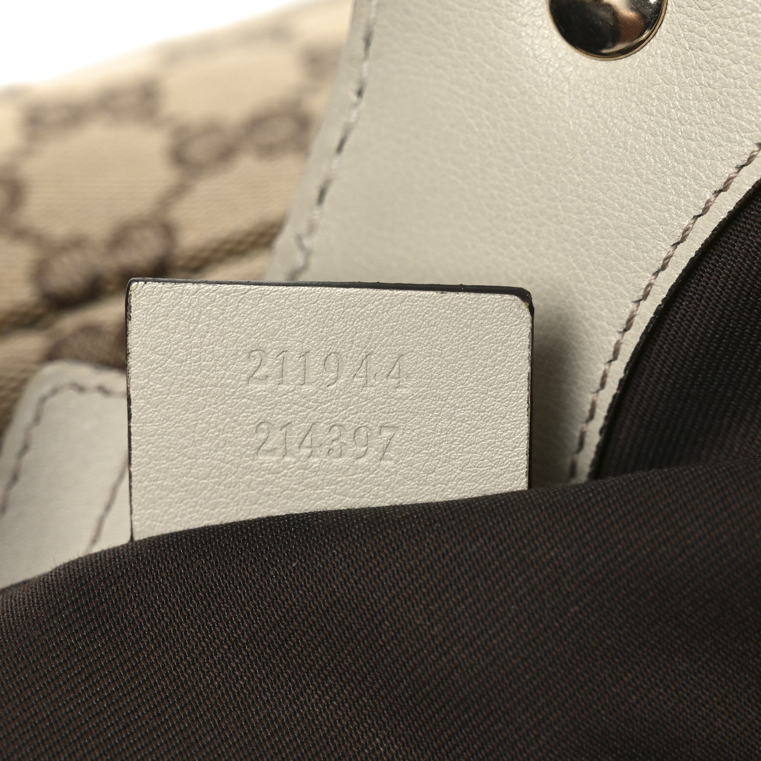 Gucci Monogram Medium Sukey Tote Off White