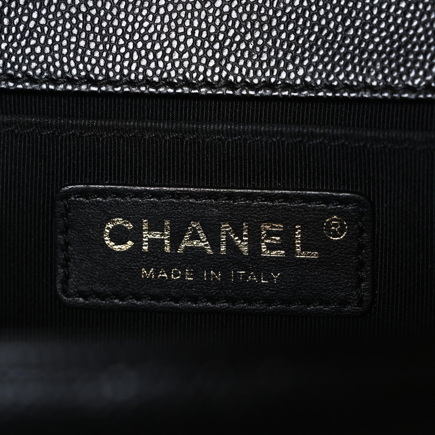 Chanel Caviar Quilted Medium Boy Flap Black